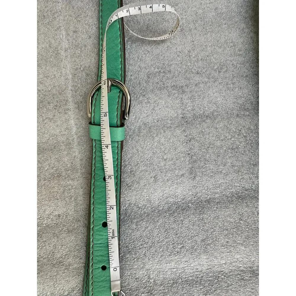 Fossil Turquoise / Mint Green Leather Crossbody Bag